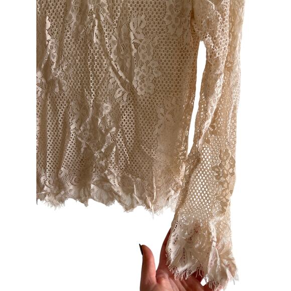 H&M Sheer Floral Lace Top - Picture 12 of 16